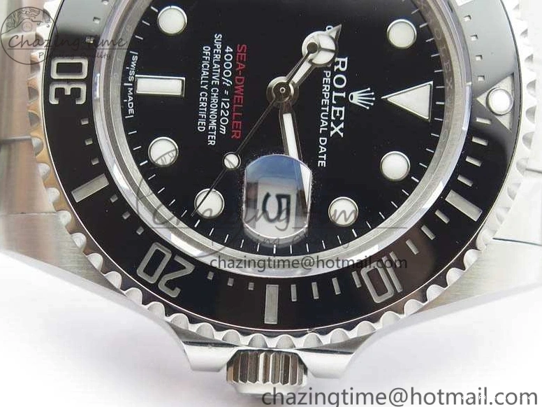 Best AAA Replica Sites SS 43mm Bracelet Dial 2017 Maker Best A StreetReady 3573 On 126600 BP Dweller Sea Edition Black 1:1 SS 1223